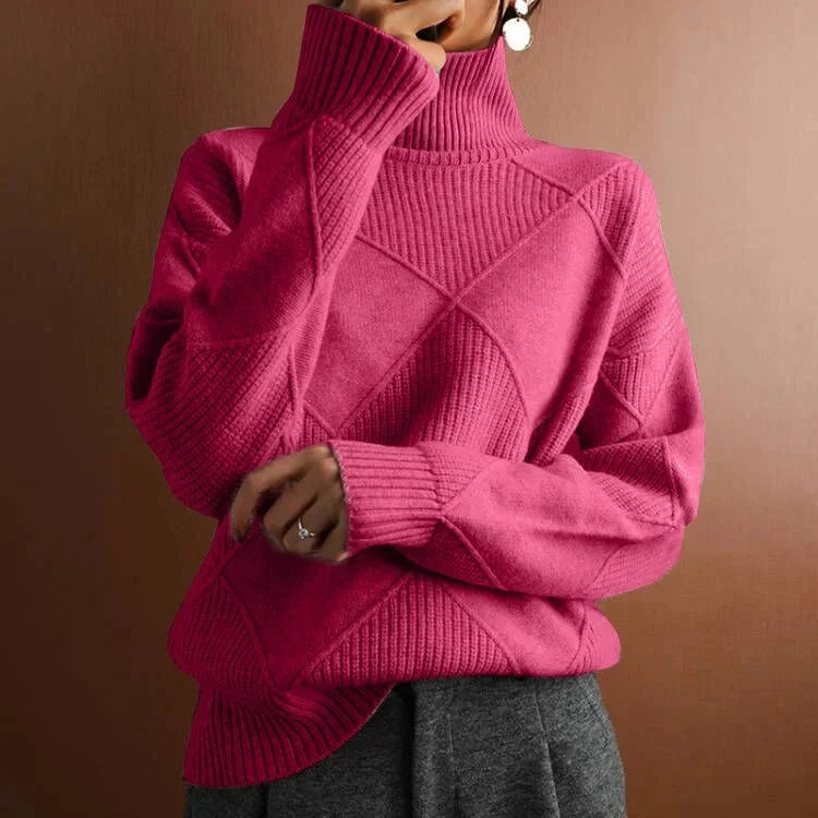 "Aria Serenata" – Knitted Polo Neck Sweater By Enzo Bellari®