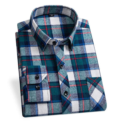 "Quadro Morbido" – Flannel Plaid Shirt By Enzo Bellari®