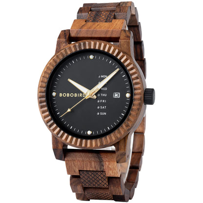"Il Legno" – Wood Quartz Watch By Enzo Bellari®