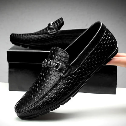 "Sole di Capri" – Genuine Leather Moccasin Loafers By Enzo Bellari®