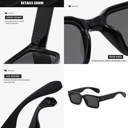 "Occhio Quadro" – Square Rivet Sunglasses By Enzo Bellari®