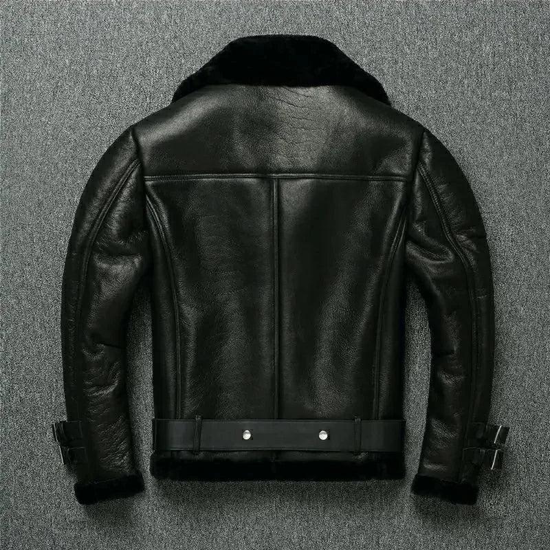 "Il Biker" – Shearling Leather Jacket By Enzo Bellari®