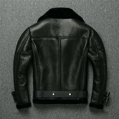 "Il Biker" – Shearling Leather Jacket By Enzo Bellari®