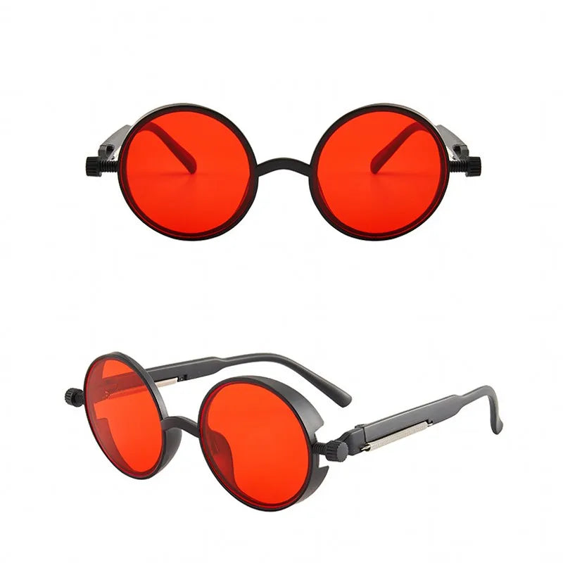 "Occhio Antico" – Steampunk Round Sunglasses By Enzo Bellari®