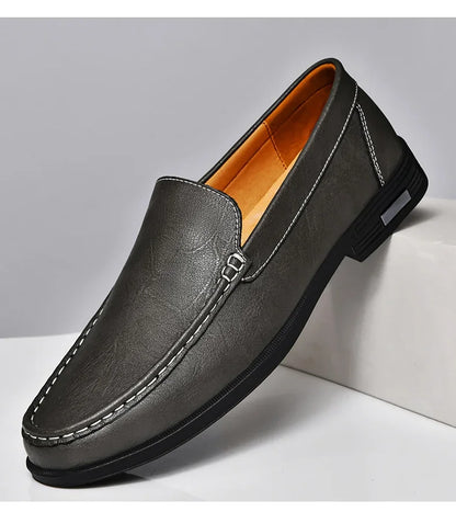 "Scivolo Vero" – Leather Slip-on Loafers By Enzo Bellari®