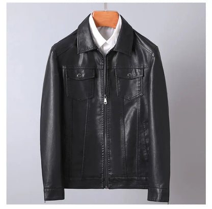 "Vento d’Ottobre" – Leather Lapel Jacket By Enzo Bellari®