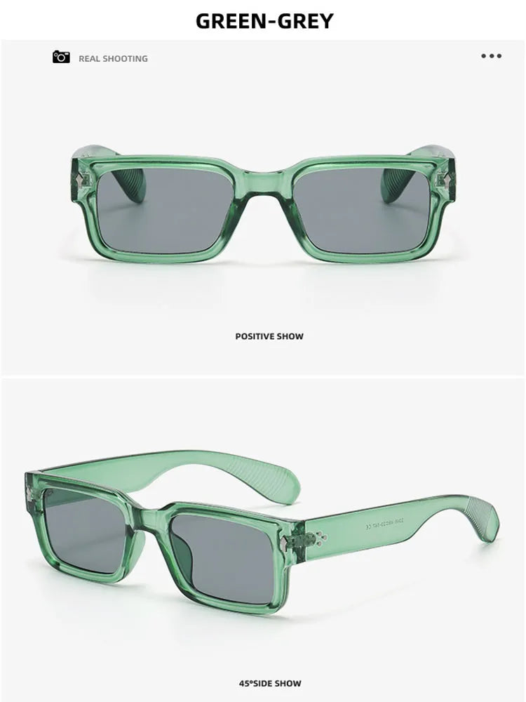 "Occhio Quadro" – Square Rivet Sunglasses By Enzo Bellari®