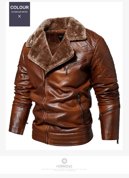 "Collare Regale" – Fur Leather Jacket By Enzo Bellari®