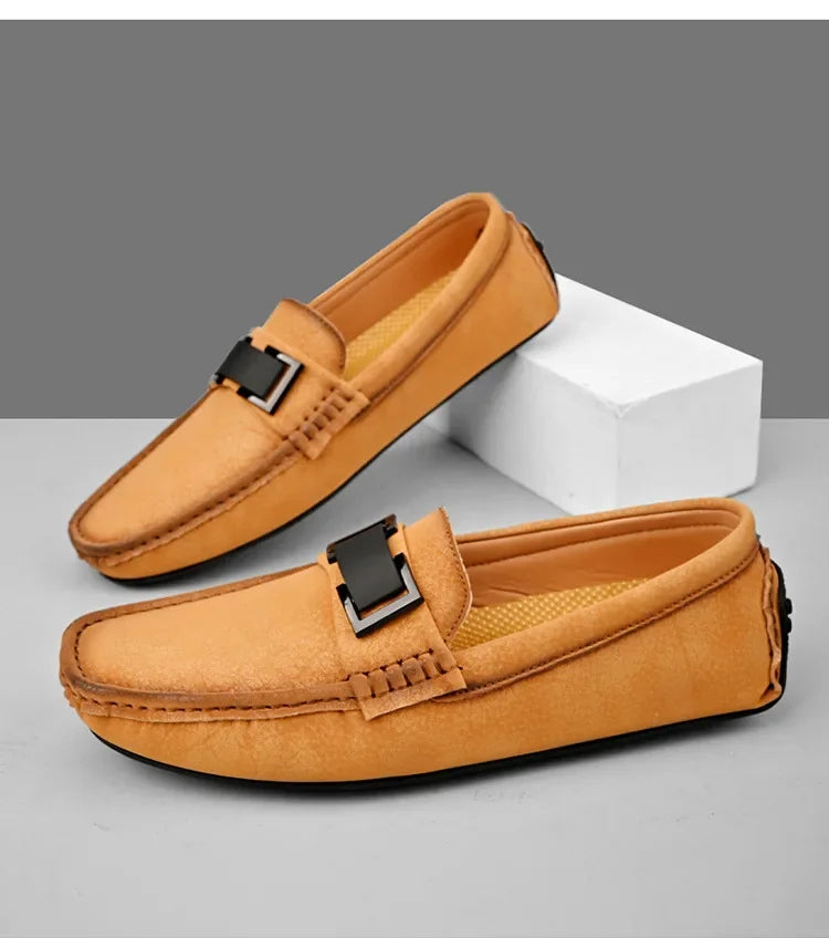 "Cielo Stellato" – Handmade Leather Driving Shoes By Enzo Bellari®