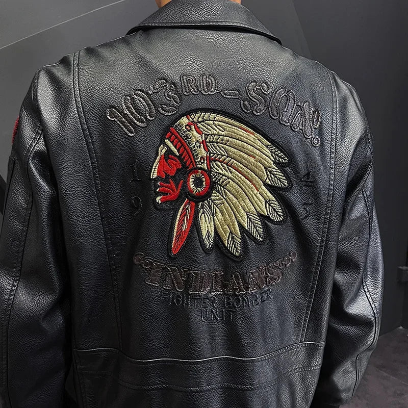 "Cuore Ribelle" – Leather Moto Jacket By Enzo Bellari®