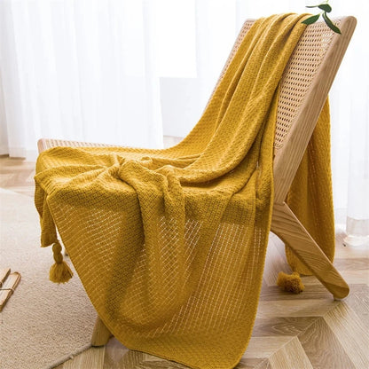"Vento Lieve" – Chunky Knit Throw Blanket By Enzo Bellari®