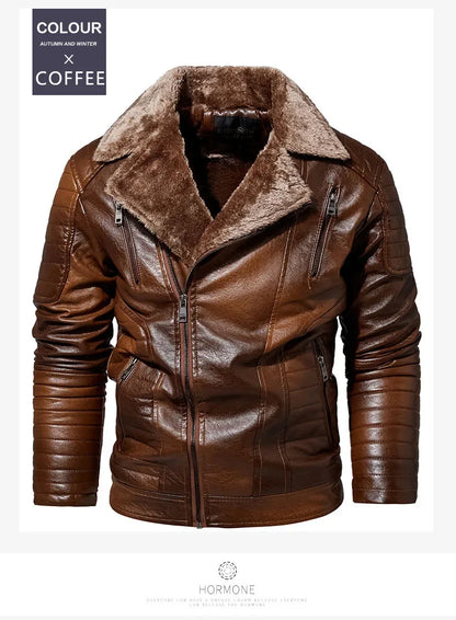 "Collare Regale" – Fur Leather Jacket By Enzo Bellari®