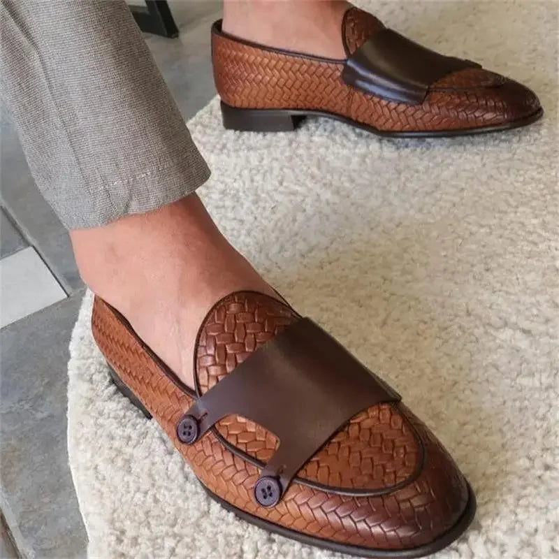 "Intreccio Morbido" – PU Loafers Patterned By Enzo Bellari®