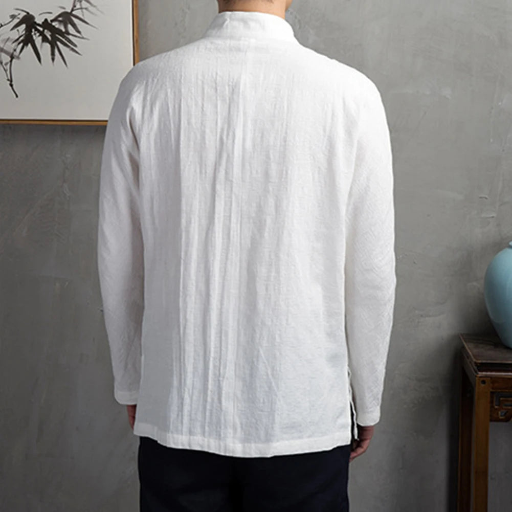 "Taglio Cinese" – Cotton Linen Shirt By Enzo Bellari®