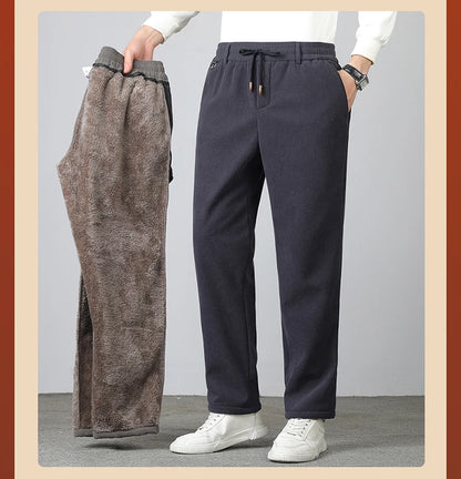 "Corte Morbida" – Corduroy Fleece Pants By Enzo Bellari®