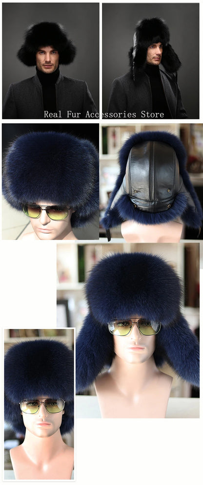 "Cappello Reale" – Fox Fur Lei Feng Hat By Enzo Bellari®
