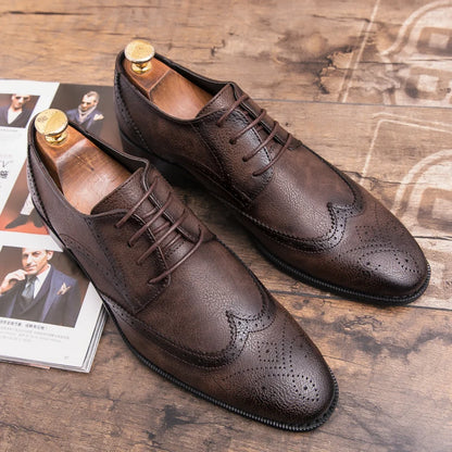 "Il Intagliato" – Brogue Leather Shoes By Enzo Bellari®