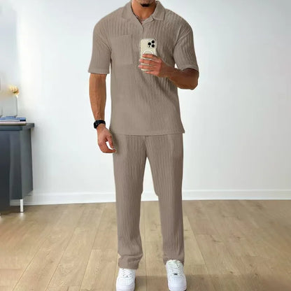 "Trama Estiva" – Jacquard Suit Set By Enzo Bellari®