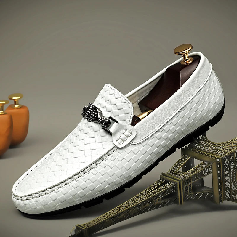 "Sole di Capri" – Genuine Leather Moccasin Loafers By Enzo Bellari®