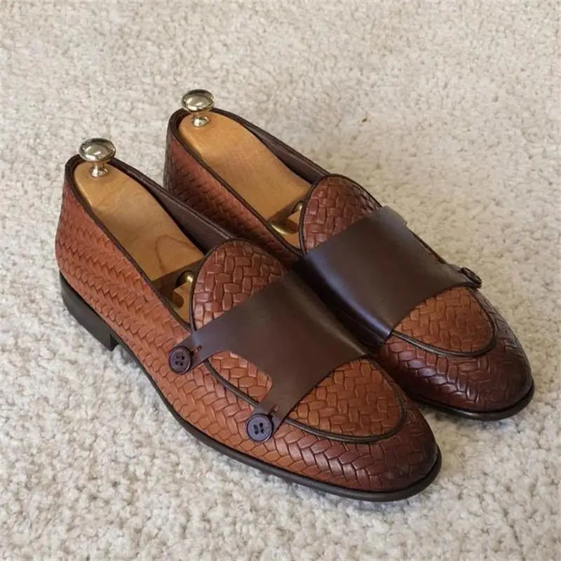 "Intreccio Morbido" – PU Loafers Patterned By Enzo Bellari®