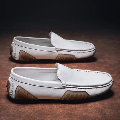 "Cammino Semplice" – Casual Leather Loafers By Enzo Bellari®