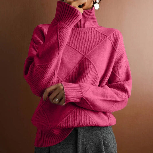 "Aria Serenata" – Knitted Polo Neck Sweater By Enzo Bellari®