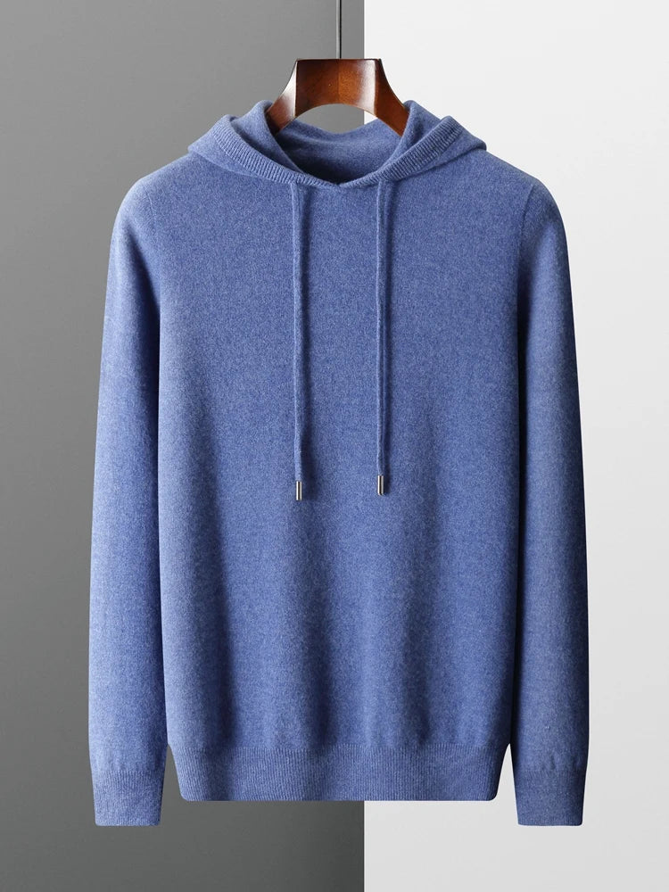 "Fior di Vento" – Cashmere Merino Wool Hoodie By Enzo Bellari®