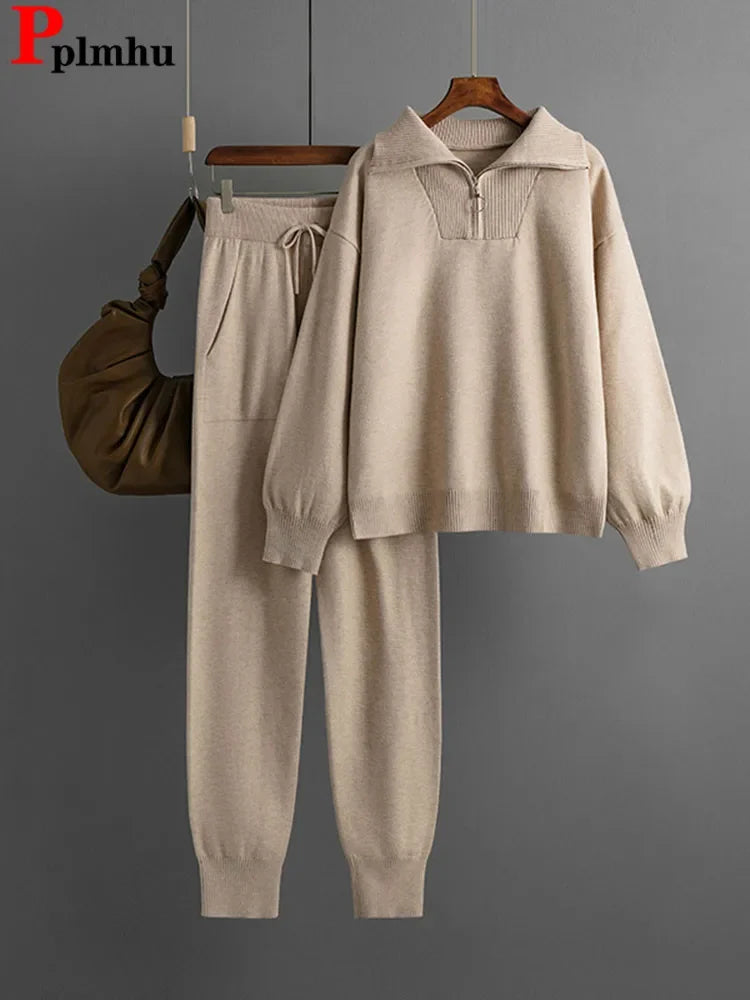 "Cielo Stellato" – Knit Sweater & Jogger Set By Enzo Bellari®