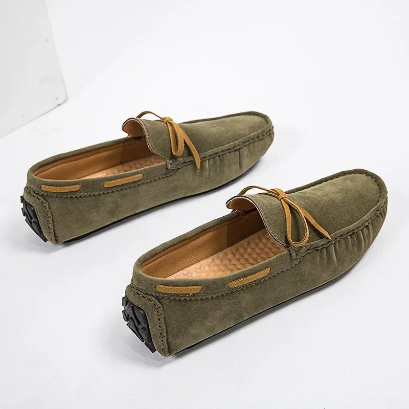 "Passo Morbido" – Suede Penny Loafers By Enzo Bellari®