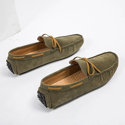 "Passo Morbido" – Suede Penny Loafers By Enzo Bellari®
