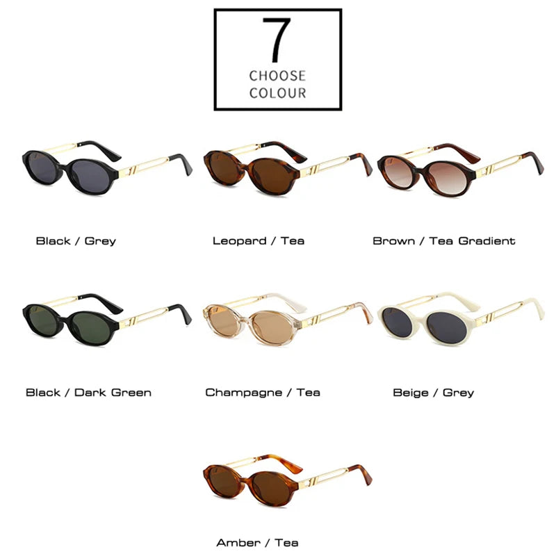 "Vista Antica" – Oval Retro Sunglasses By Enzo Bellari®