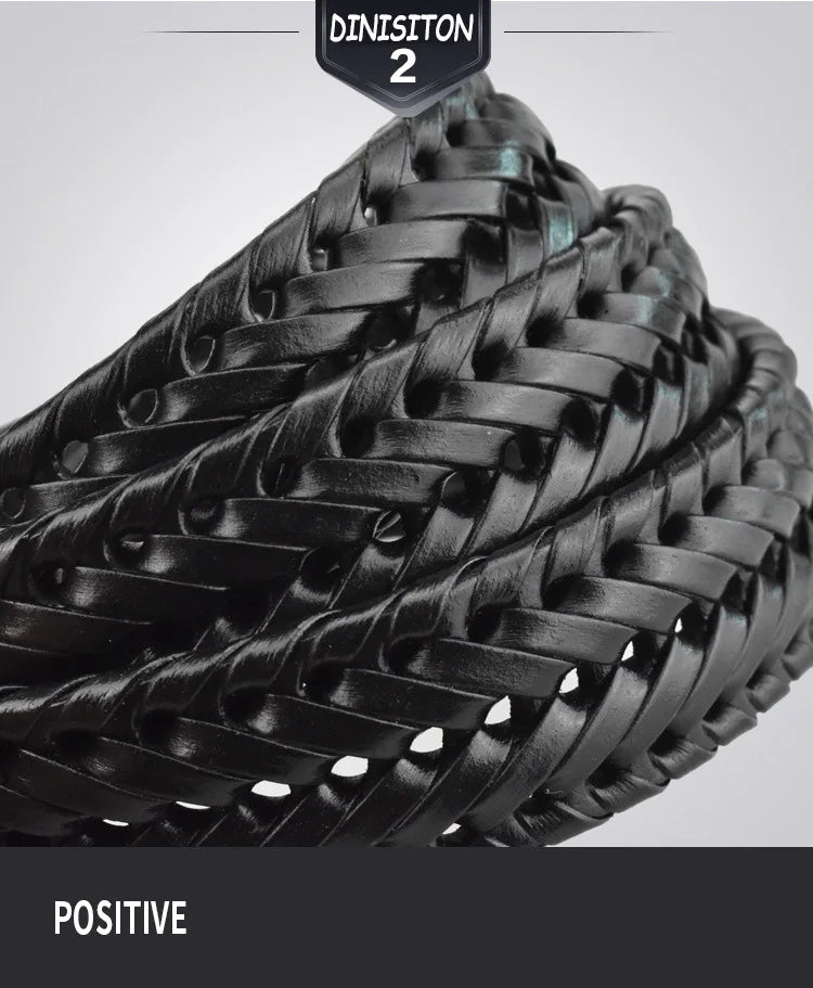 "Alma Bella" – Genuine Leather Braided Belt By Enzo Bellari®