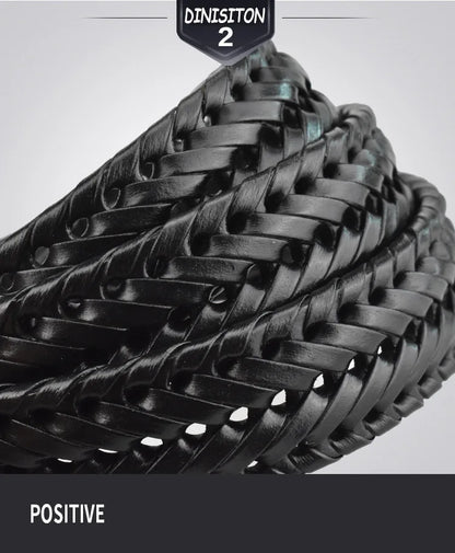 "Alma Bella" – Genuine Leather Braided Belt By Enzo Bellari®