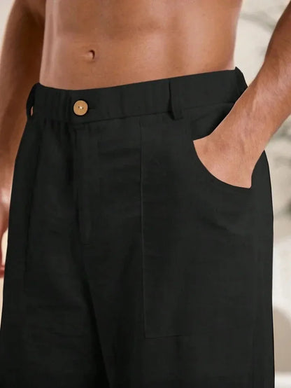 "Tessuto Libero" – Loose Linen Pants By Enzo Bellari®