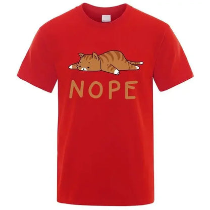 "Gatto Ribelle" – NOPE Cat T-shirt By Enzo Bellari®