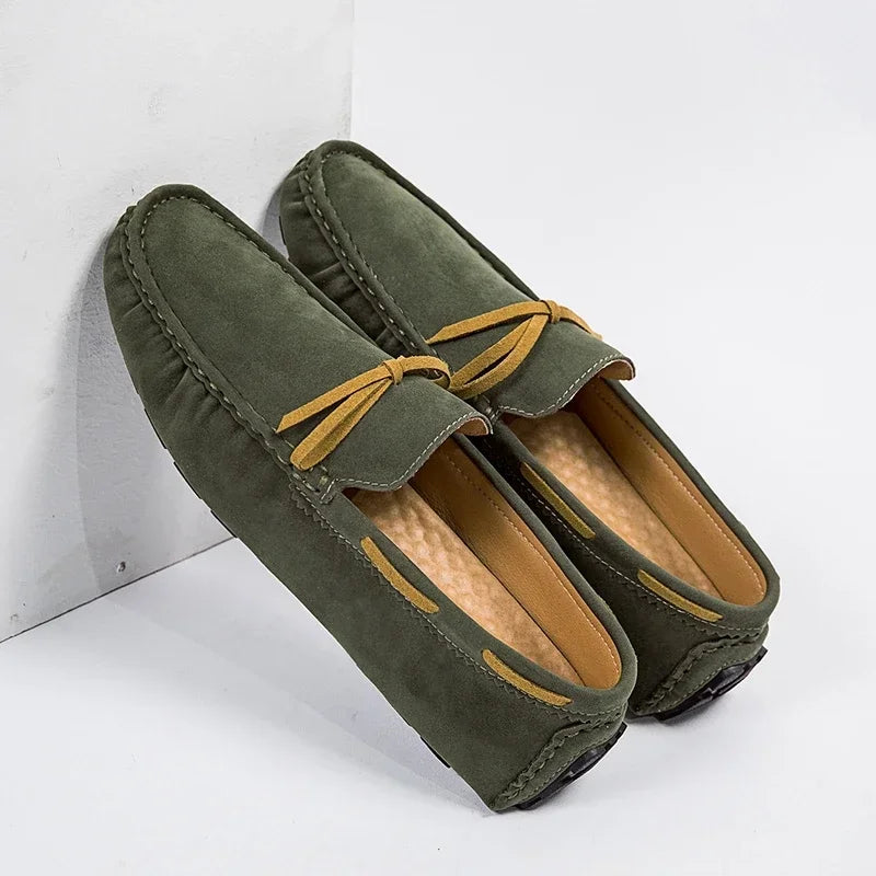 "Passo Morbido" – Suede Penny Loafers By Enzo Bellari®