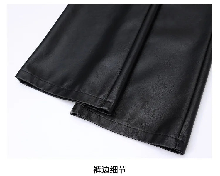 "Cintura Nera" – High Waist PU Pants By Enzo Bellari®