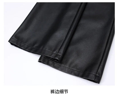 "Cintura Nera" – High Waist PU Pants By Enzo Bellari®