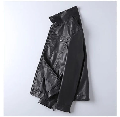 "Vento d’Ottobre" – Leather Lapel Jacket By Enzo Bellari®