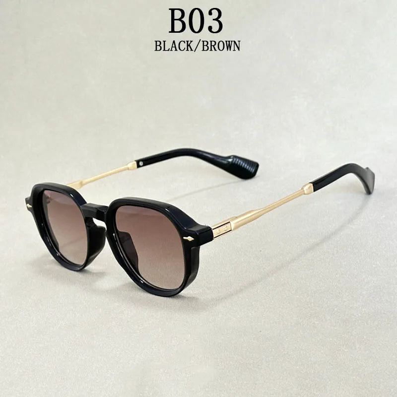 "Luce di Mare" – Vintage Oval Sunglasses By Enzo Bellari®