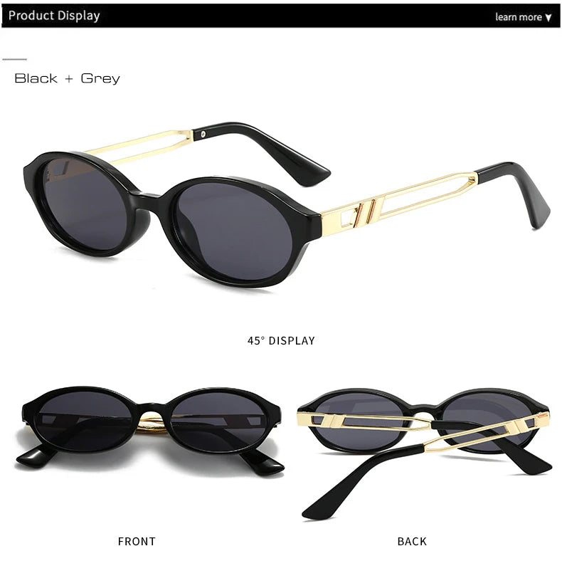 "Vista Antica" – Oval Retro Sunglasses By Enzo Bellari®