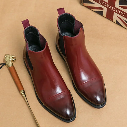"Punta Stretta" – Pointed Chelsea Boots By Enzo Bellari®