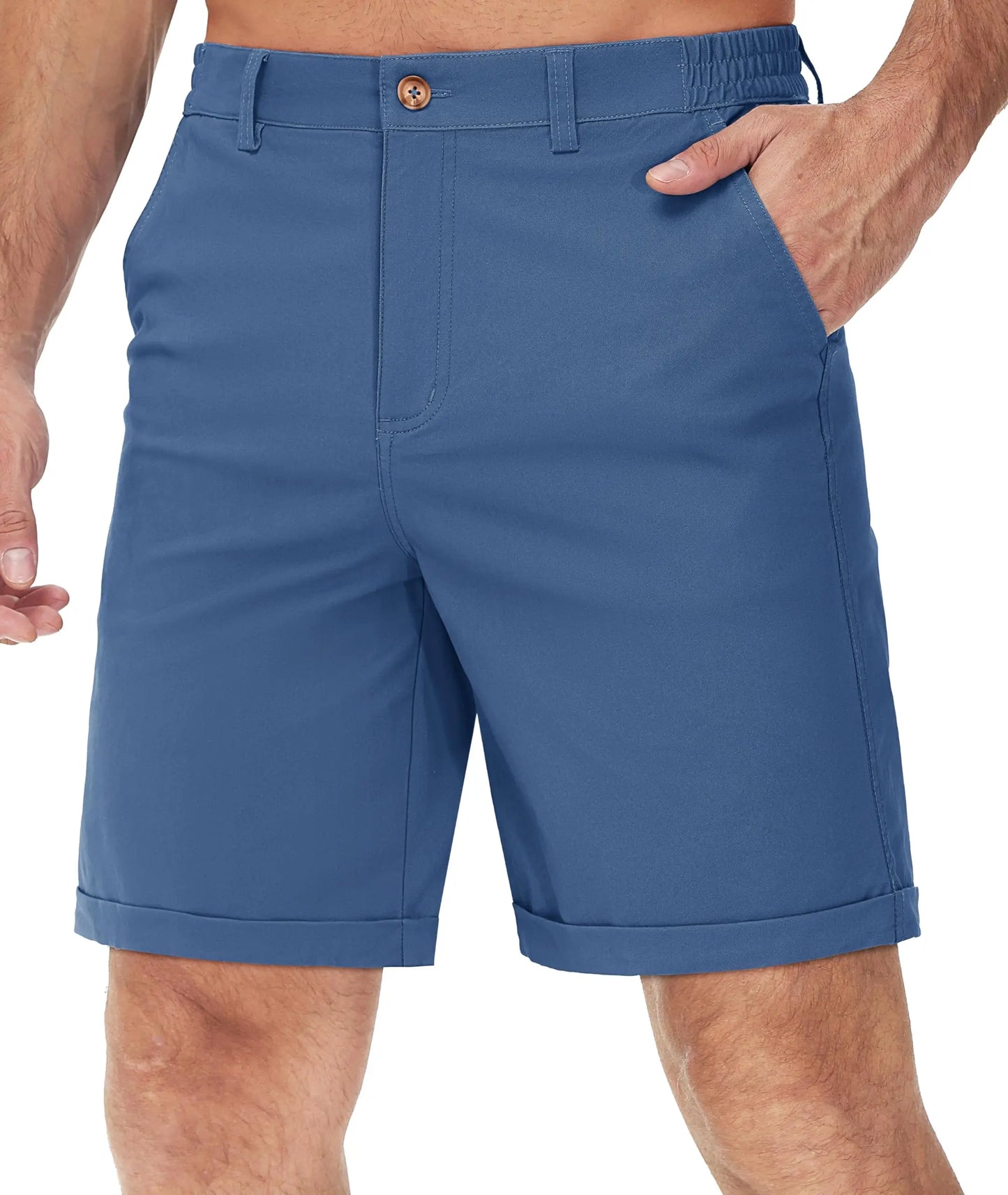 "Bermuda Naturale" – Cotton Cargo Shorts By Enzo Bellari®