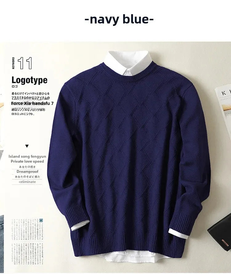 "Alma Bella" – Thickened Cashmere Sweater By Enzo Bellari®