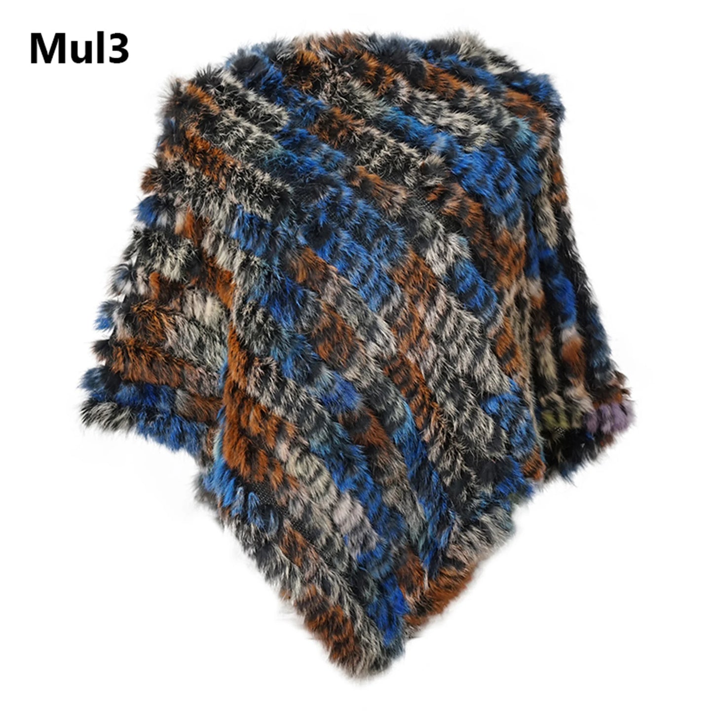 "Coniglio Reale" – Fur Poncho Vest By Enzo Bellari®