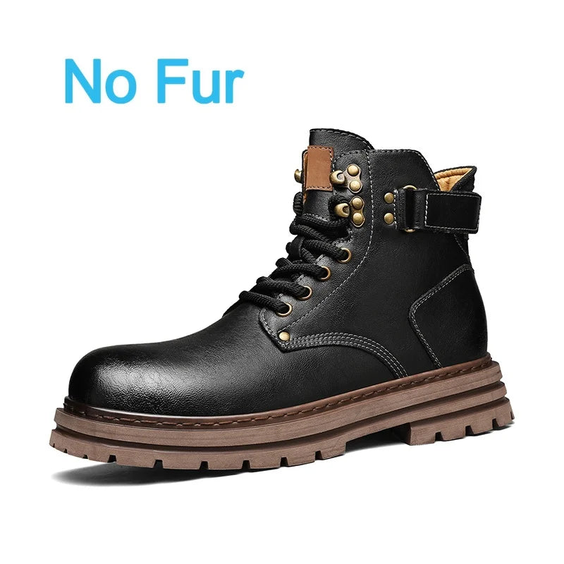 "Cuoio Puro" – Leather Ankle Boots By Enzo Bellari®