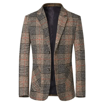 "Quadro Scozzese" – Plaid Blazer Jacket By Enzo Bellari®