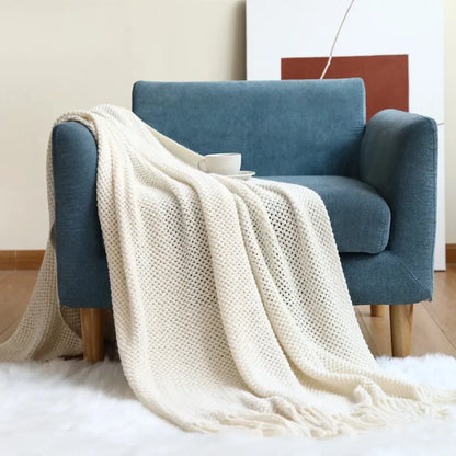 "Dolce Vita" – Nordic Knitted Sofa Blanket By Enzo Bellari®