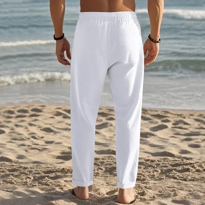 "Oro di Mare" – Cotton Linen Trousers By Enzo Bellari®