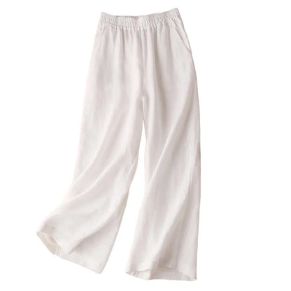 "Passo Largo" – Cotton Wide Leg Pants By Enzo Bellari®